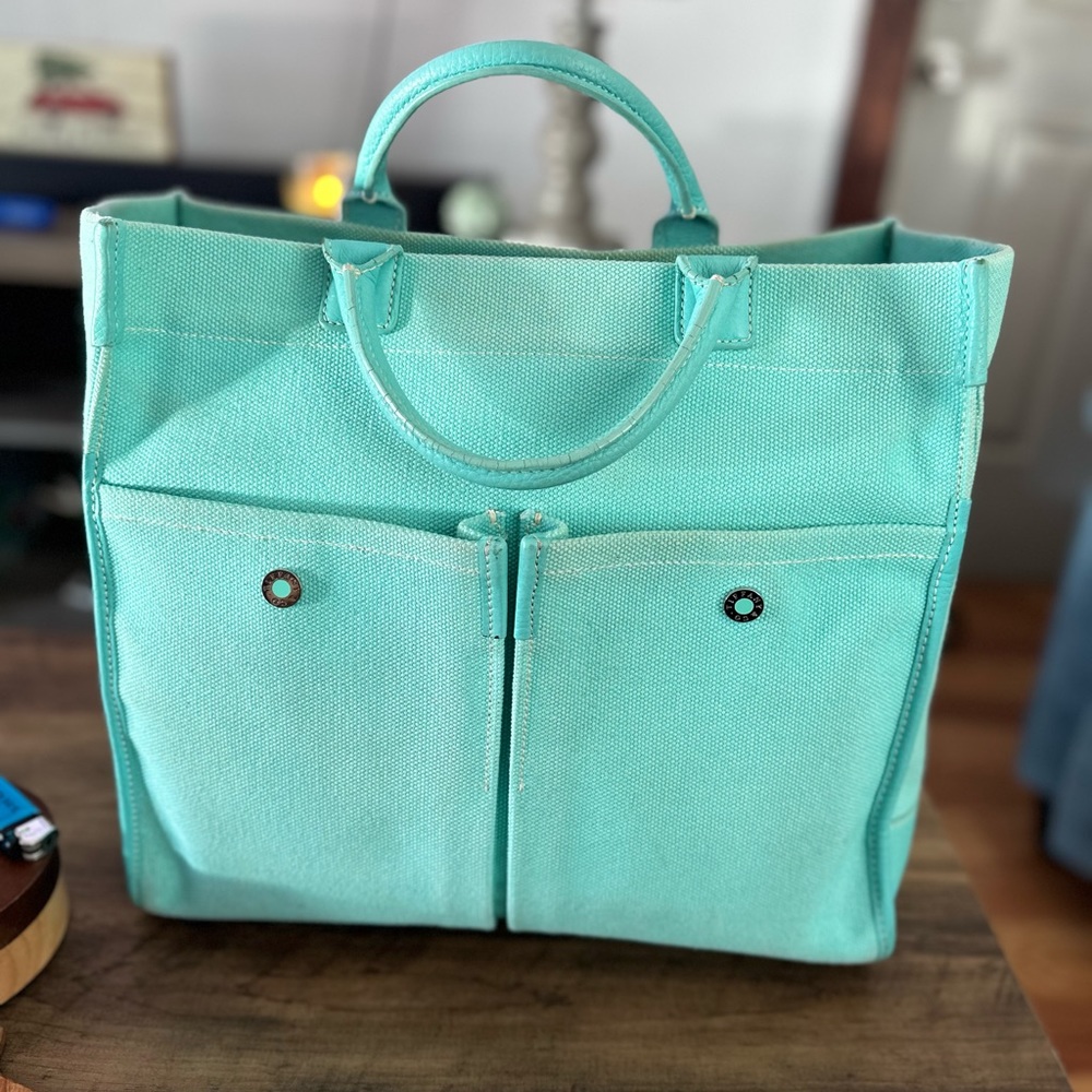 Tiffany & Co Jitney Canvas Tote